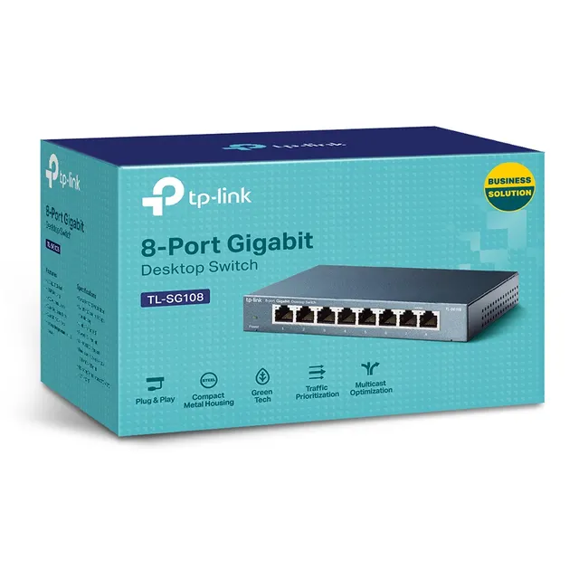 Switch  TP-LINK TL-SG108 — vista 3