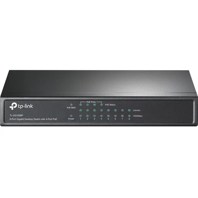 Switch PoE TP-LINK TL-SG1008P — vista 4