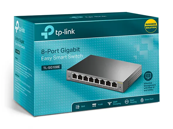 Switch TP-LINK TL-SG108E — vista 3