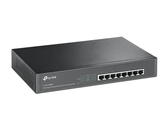 SWITCH POE ADMINISTRABLE TP-LINK TL-SG1008MP — vista 2