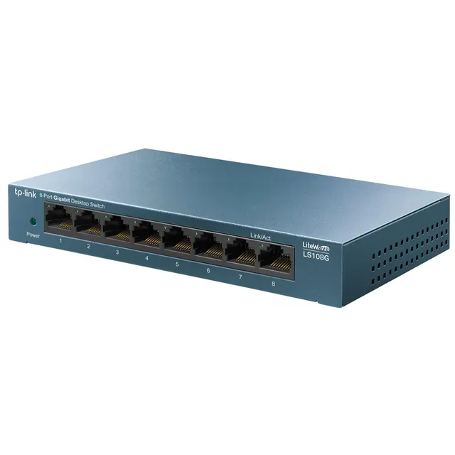 SWITCH GIGABIT TP-LINK LS108G — vista 2