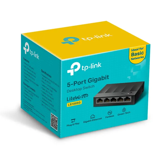 Switch No Administrable 5 Puertos TP-LINK LS1005G — vista 5