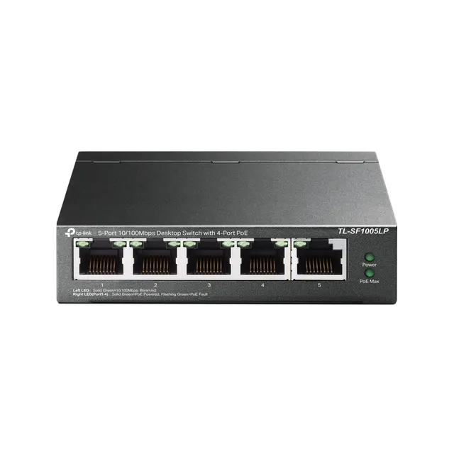 Switch no administrable  TP-LINK TL-SF1005LP — vista 3