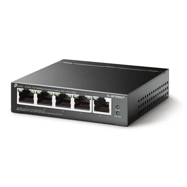 Switch no administrable  TP-LINK TL-SF1005LP — vista 4
