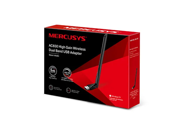 Adaptador Dual Band USB 2.0 MERCUSYS MU6H — vista 6