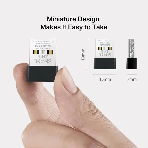 Adaptadores USB Red MERCUSYS MA20N — vista 2