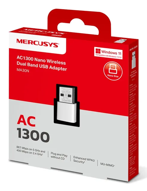 Adaptadores USB MERCUSYS MA30N — vista 3