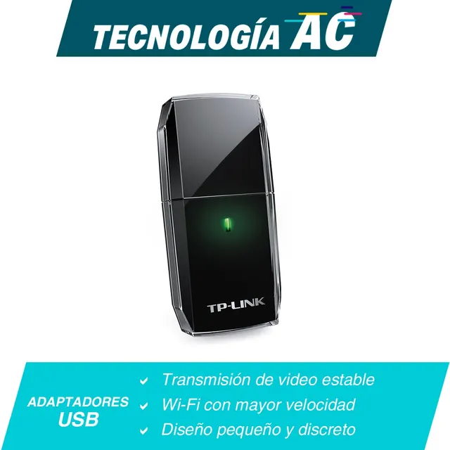 Adaptador USB Dual Band  TP-LINK Archer T2U — vista 4