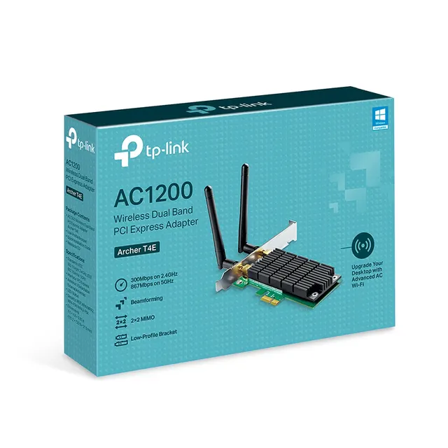 Tarjeta Dual Band PCI-Express TP-LINK Archer T4E — vista 7