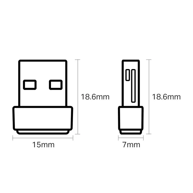 Adaptador USB Dual Band TP-LINK Archer T2U Nano — vista 7