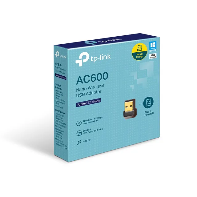 Adaptador USB Dual Band TP-LINK Archer T2U Nano — vista 8