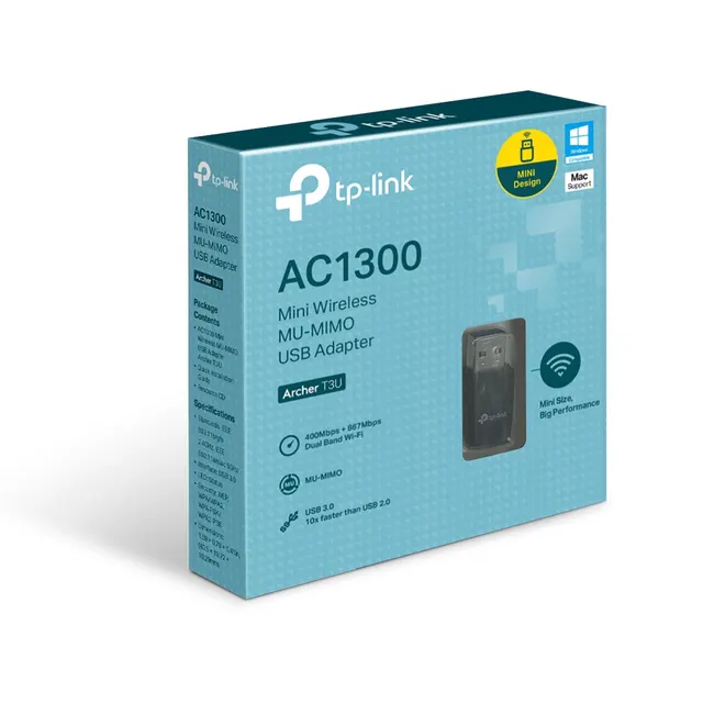 Adaptador USB 3.0 Dual Band TP-LINK Archer T3U — vista 7