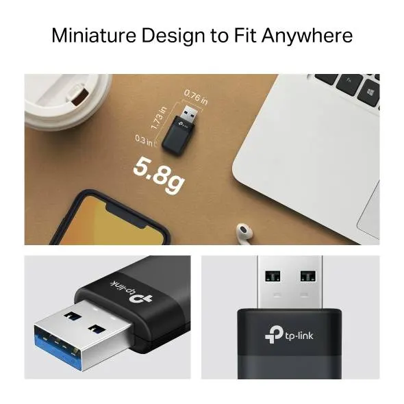 Adaptadores USB Red TP-LINK Archer TX23U — vista 2