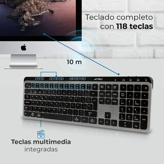 Teclados ACTECK TI755 — vista 3