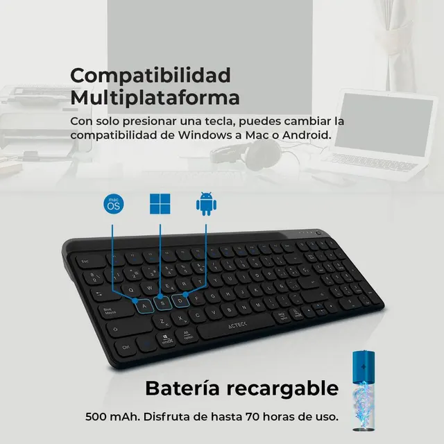 Teclados ACTECK TI747 — vista 3