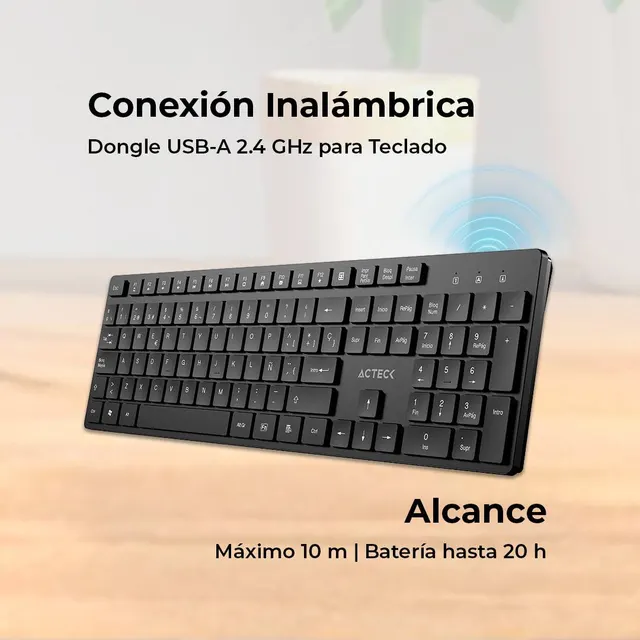 Teclados ACTECK VANTAGE AERO TI555 — vista 3