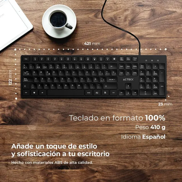 Teclados ACTECK VANTAGE AERO TA545 — vista 3