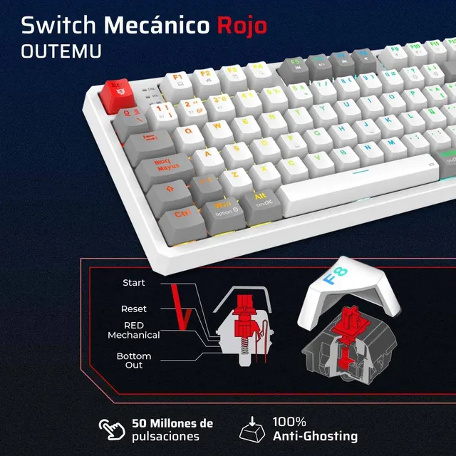 Teclados Gaming Balam Rush GK990 — vista 3