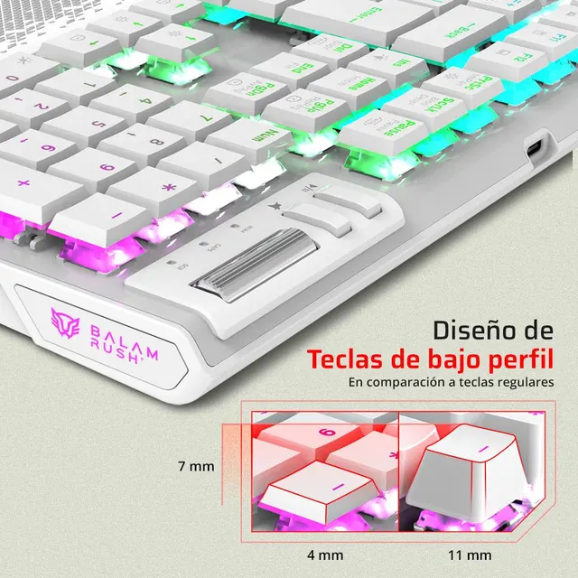 Teclados Gaming Balam Rush GK9791 — vista 3
