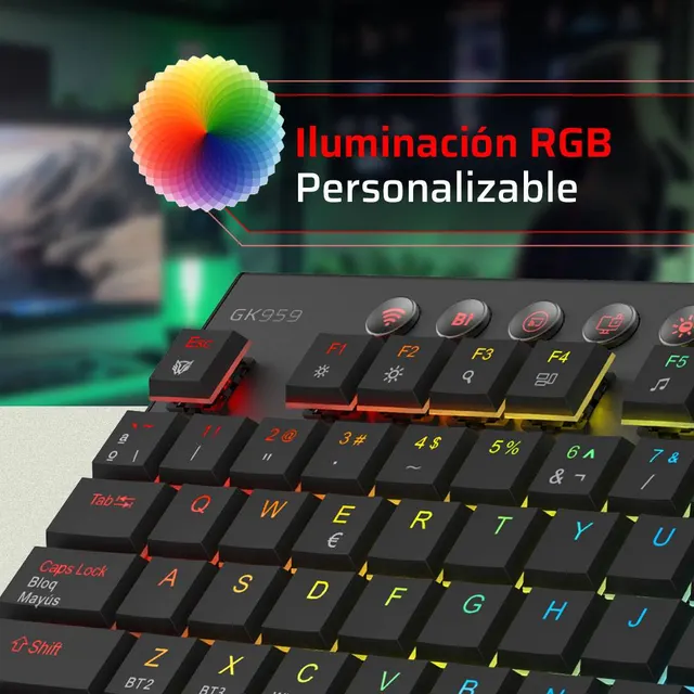 Teclados Gaming Balam Rush GK959 — vista 3
