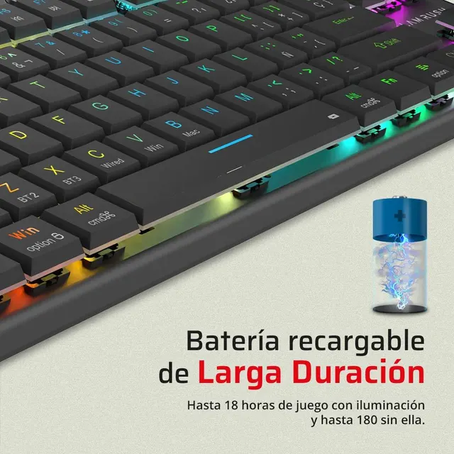 Teclados Gaming Balam Rush GK959 — vista 4