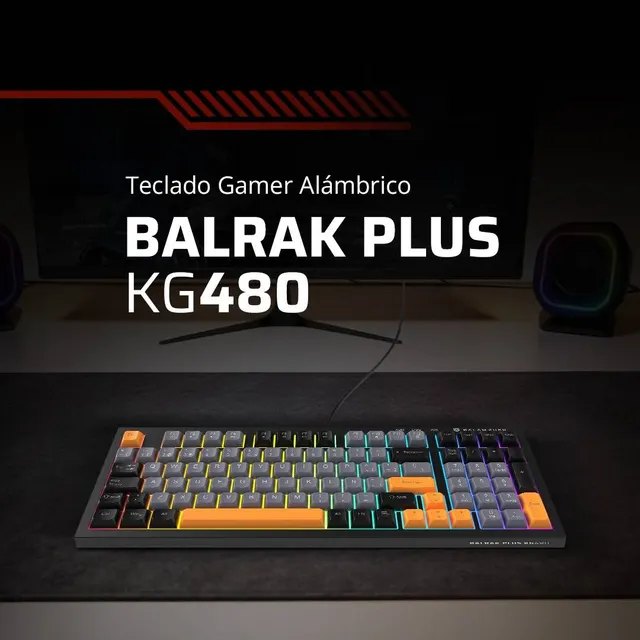 Teclados Gaming Balam Rush KG480 — vista 3