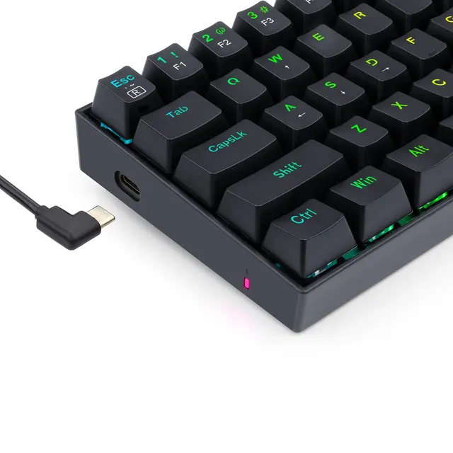 Teclado Mecánico Redragon K630RGB RED — vista 2
