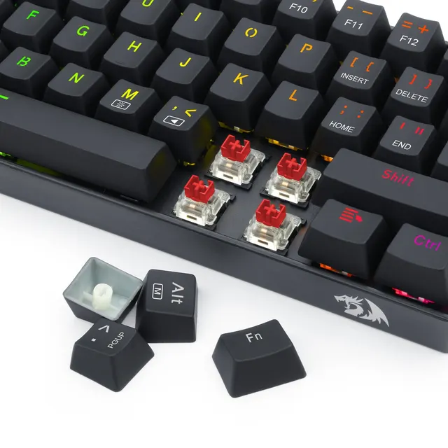 Teclado Mecánico Redragon K630RGB RED — vista 3