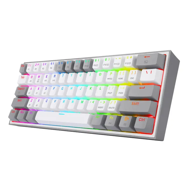 Teclado Mecánico Redragon Fizz Pro White/Gray — vista 5