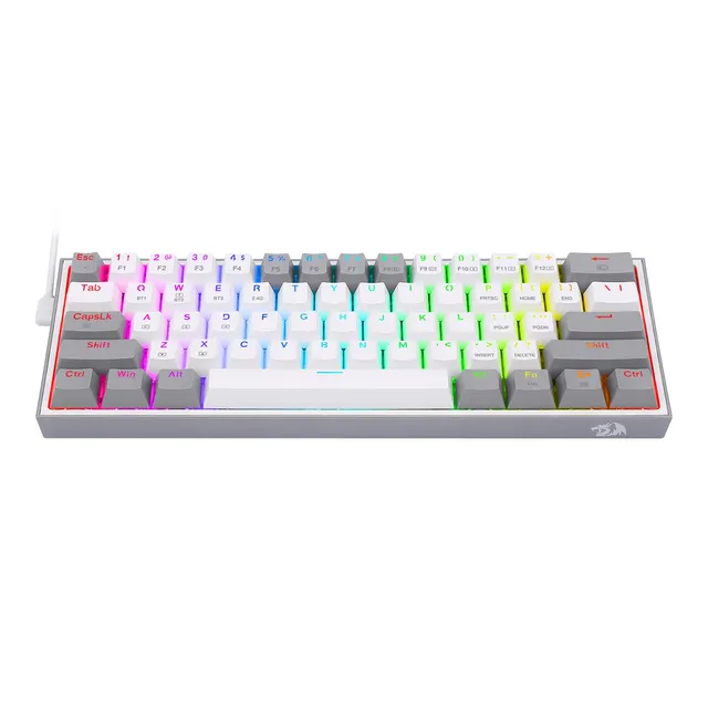Teclado Mecánico Redragon Fizz Pro White/Gray — vista 3