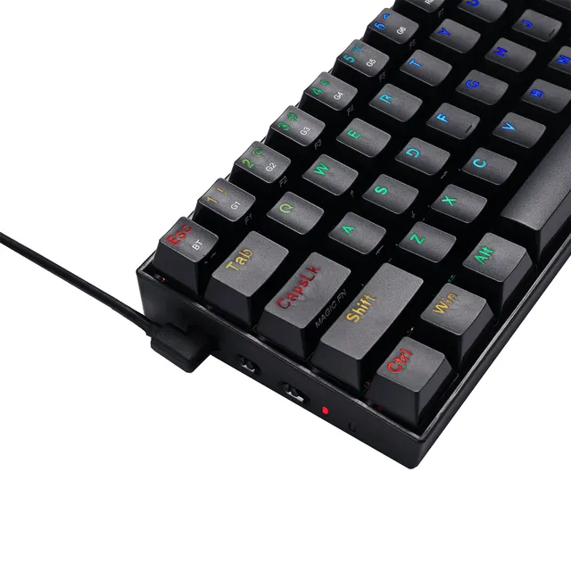 Teclado Mecánico Redragon Draconic — vista 3