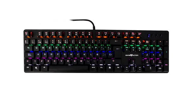 Teclado mecánico GAME FACTOR KBG400-PK-BL