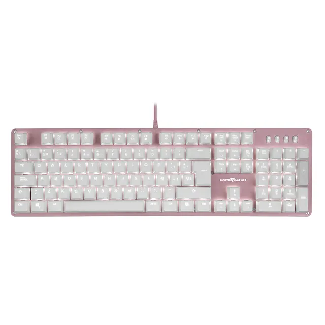 Teclado mecánico GAME FACTOR KBG400-PK-RD — vista 3
