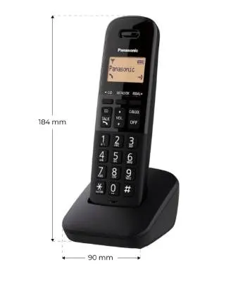 Teléfonos Digitales PANASONIC KX-TGB310MEB — vista 3