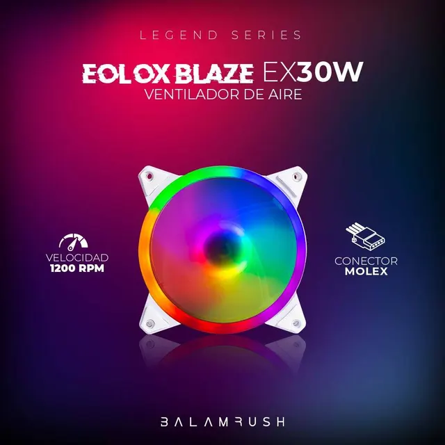 Ventilador Balam Rush EX30W — vista 3