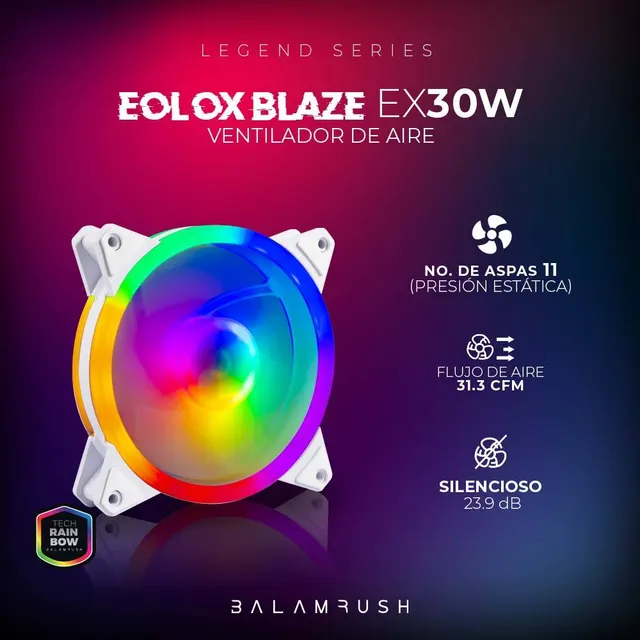 Ventilador Balam Rush EX30W — vista 4