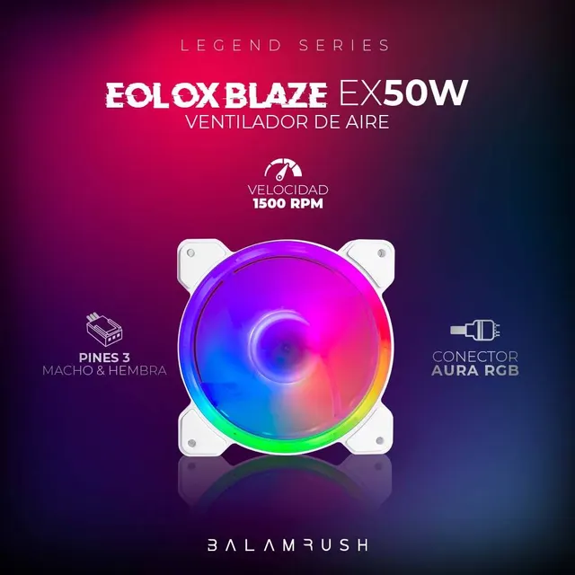 Ventilador Balam Rush EX50W — vista 3