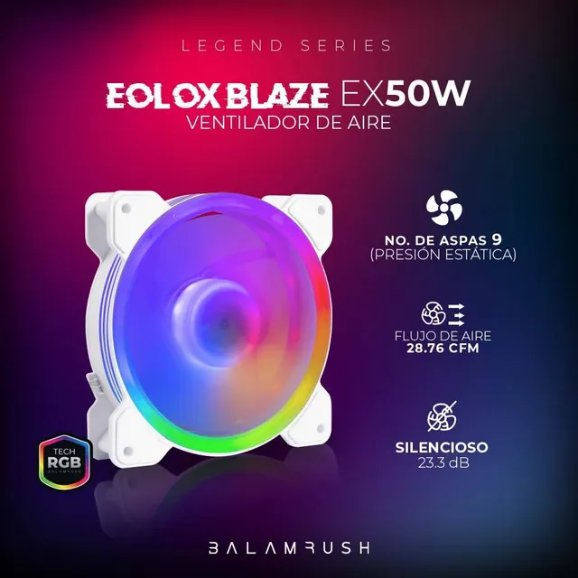 Ventilador Balam Rush EX50W — vista 4