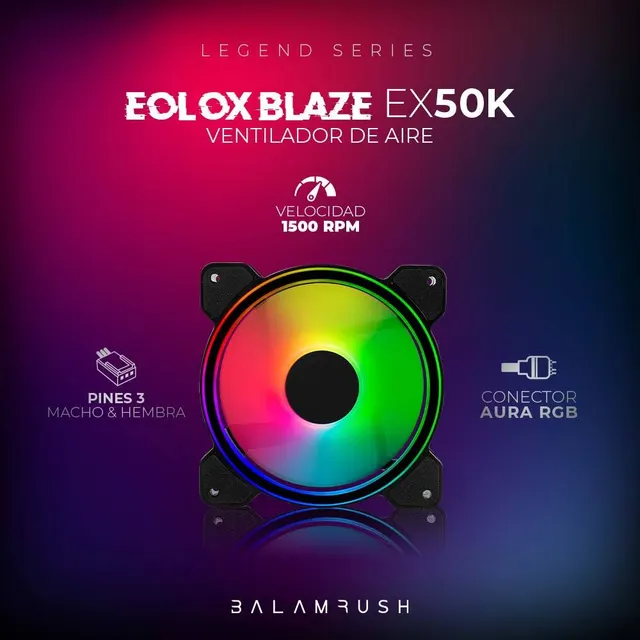 Ventiladores Balam Rush EX50K — vista 3