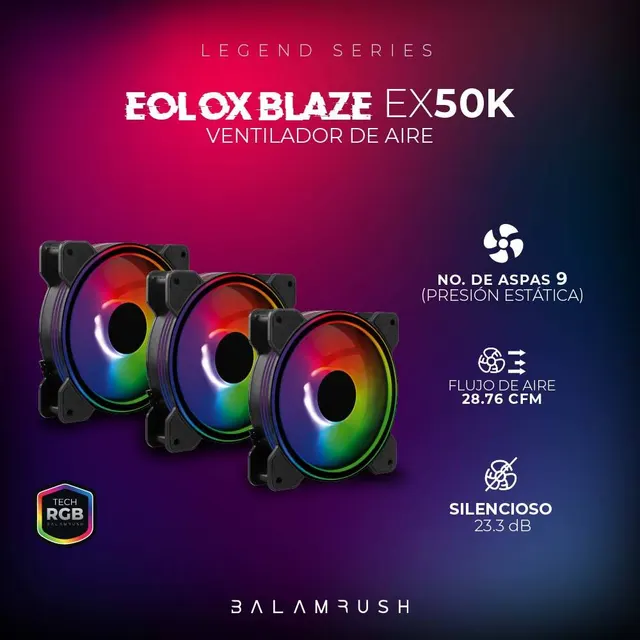 Ventiladores Balam Rush EX50K — vista 4