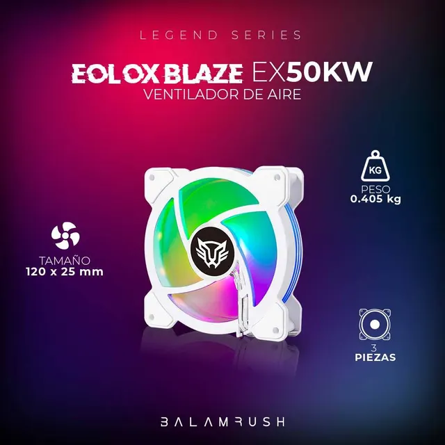 Ventiladores Balam Rush EX50KW — vista 2
