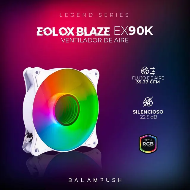Ventilador Balam Rush EX90W — vista 2