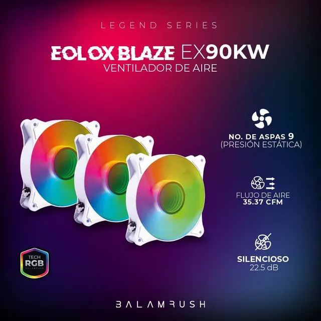 Ventiladores Balam Rush EX90KW — vista 4