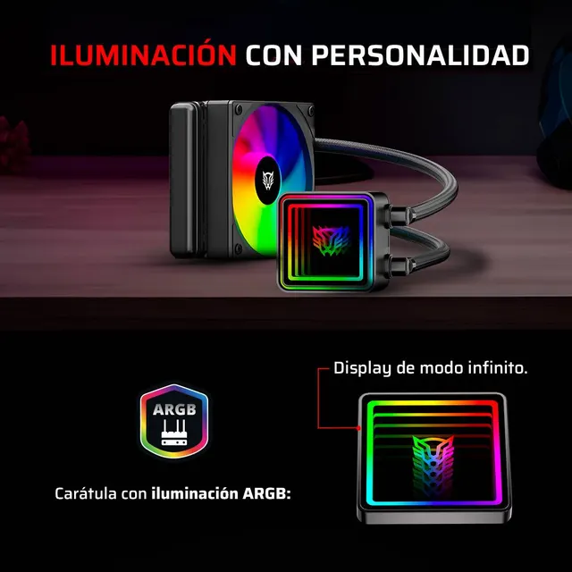 Enfriamiento y Ventilación Balam Rush CRYO PRISM 120 BLACK — vista 3
