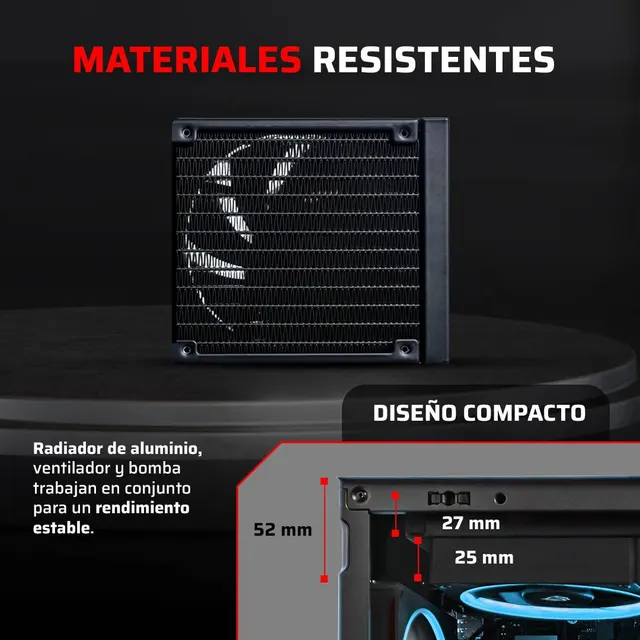Enfriamiento y Ventilación Balam Rush CRYO PRISM 120 BLACK — vista 4