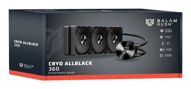Enfriamiento y Ventilación Balam Rush CRYO ALLBLACK 360 — vista 5