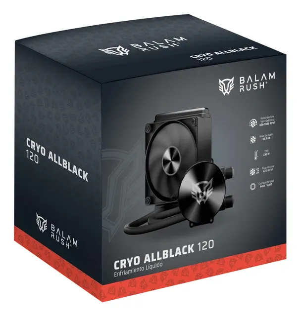 Enfriamiento y Ventilación Balam Rush CRYO ALLBLACK 120 — vista 5