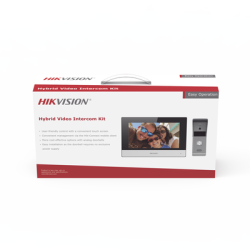 Kit de Videoportero Analógico de Metal / IP a 4 Hilos con Función de Llamada a App Hik-Connect / Monitor se Conecta a In
